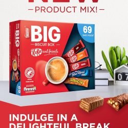 【New User Only】Nestlé Kitkat and Friends Big Biscuit Box | 69 x Chocolate Biscuit Bars – KitKat, Blue Riband, Toffee Crisp | Bulk Chocolate Box 1.357kg X2 boxes