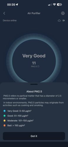 SwitchBot 4 in 1 Air Purifiers Table with Matter, Up to 3620 ft², H13 HEPA Pet Filter, Wireless Charging, Washable Pre-filter, 10 RGB Colors, Work with Apple Home, Alexa, GoogleHome, HomeAssistant photo review