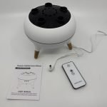 Essential Oil Diffuser 250ML Dancing Jellyfish Aromatherapy Diffuser Humidifier with 7 Colors LED Lights.Remote Control.Plug in for Bedroom.Office (White) photo review