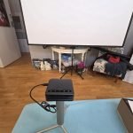 Aurzen ZIP Tri-Fold DLP Truly Mini Projector. Pocket Size. Zero-Lag Focus. One-Click Screen Mirroring. Full-Screen Mode. Type-C Fast Charging. 5.000mAh Battery. Indoor Outdoor Portable Projector.Gold photo review