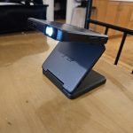 Aurzen ZIP Tri-Fold DLP Truly Mini Projector. Pocket Size. Zero-Lag Focus. One-Click Screen Mirroring. Full-Screen Mode. Type-C Fast Charging. 5.000mAh Battery. Indoor Outdoor Portable Projector.Gold photo review