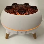 Essential Oil Diffuser 250ML Dancing Jellyfish Aromatherapy Diffuser Humidifier with 7 Colors LED Lights.Remote Control.Plug in for Bedroom.Office (White) photo review