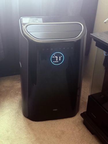 Dreo Portable Air Conditioners. 12.000 BTU AC Unit for Bedroom with Drainage-free Cooling. 46dB Quiet. APP/Voice/Remote. 24h Timer with Fan & Dehumidifier. Smart Standing AC for Room Indoors. AC515S photo review