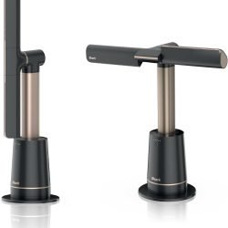 From the manufacturer TF202S Click to play video Shark TurboBlade Fan.oscillates 180°. circulates and propels air. 10 noise levels + 10 speeds. easy to clean.