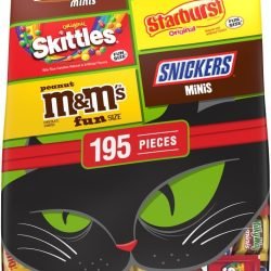 M&M's. SNICKERS & More Fun Size Halloween Candy Variety Pack. 195 Ct Bulk Bag