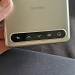 Aurzen ZIP Tri-Fold DLP Truly Mini Projector. Pocket Size. Zero-Lag Focus. One-Click Screen Mirroring. Full-Screen Mode. Type-C Fast Charging. 5.000mAh Battery. Indoor Outdoor Portable Projector.Gold photo review