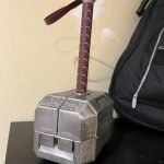 TOKKOT Thor Hammer Tool Box. Multifunctional Home Repair Tool Set Excellent Hand Tool Novelty Gift for Men as Halloween Prop Cosplay Hammer (Silver) photo review