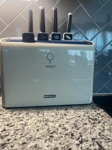 【New User Only】Modern Innovations Smart Cutting Boards and Knife Set. Self Cleaning Cutting Board & Knives Holder. Color Coded Cutting Board Set With Knives. All-In-One Cleaning Knife and Cutting Board Set photo review