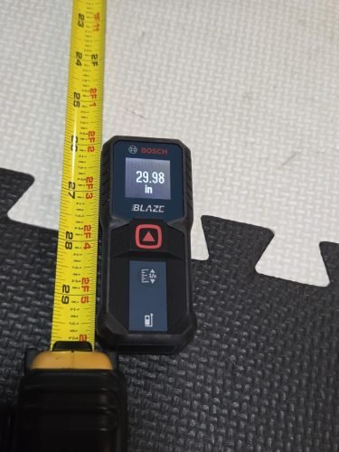 BOSCH GLM100-23 100 Ft BLAZE Laser Distance Measure. Includes 2 AA Batteries photo review