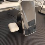 ZEEHOO 3 in 1 Charging Station for Apple Devices. Mag-Safe Charger Stand. Qi2 15W Auto-Rotating Wireless Charger for iPhone 17 16/15/14/13/12 Series& AirPods& iWatch(Black) photo review