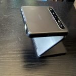 Aurzen ZIP Tri-Fold DLP Truly Mini Projector. Pocket Size. Zero-Lag Focus. One-Click Screen Mirroring. Full-Screen Mode. Type-C Fast Charging. 5.000mAh Battery. Indoor Outdoor Portable Projector.Gold photo review