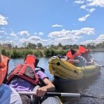 Intex 68307EP Explorer K2 Inflatable Kayak Set: Includes Deluxe 86in Aluminum Oars and High-Output Pump – SuperStrong PVC – Adjustable Seats with Backrest – 2-Person – 400lb Weight Capacity photo review