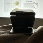 Aurzen ZIP Tri-Fold DLP Truly Mini Projector. Pocket Size. Zero-Lag Focus. One-Click Screen Mirroring. Full-Screen Mode. Type-C Fast Charging. 5.000mAh Battery. Indoor Outdoor Portable Projector.Gold photo review