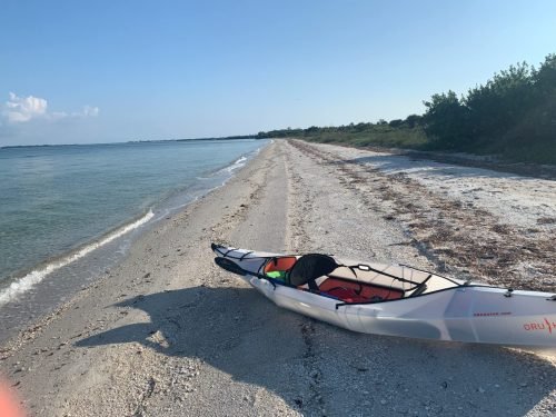 Oru Kayak Beach | Stable. Durable. Light - Lake/River Kayaks - Beginner. Intermediate - for Day Trips. Picnics. and Casual Fun with Family and Friends - Size (Unfolded): 12'1 x 29. 25 Lbs photo review