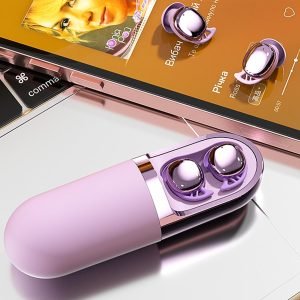 S13 Vibration Massage Bluetooth Headphones, Wireless Headphones, 6.0 Wireless Sleep Earbuds Equipped with Vibration Earphone Case, Earbuds Noise Cancelling Provide Relaxation and Massage