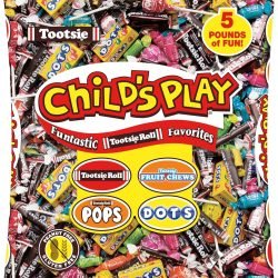 Tootsie Roll Child's Play Candy Favorites - Made in USA - 5 Pounds of Individually Wrapped Party Candy - Funtastic Variety Mix Bag - Peanut Free. Gluten Free (5 Pounds)