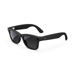 Ray-Ban Meta (Gen 1). Wayfarer. Matte Black | Smart AI Glasses for Men. Women — 12 MP Camera. Open-Ear Speakers. Video Recording. Bluetooth — Polarized Gradient Graphite Lenses — Wearable Technology
