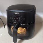 Philips 2000 Series Airfryer - RapidAir Technology. 13-in-1 Ways to Cook. 4.4QT Capacity. Healthier Meals Up to 90% Less Fat. Easy to Clean. Dishwasher Safe. Touchscreen Control. HomeID App (NA221/00) photo review