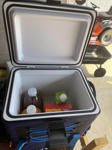 LiTHELi Frozen Pack 12V Car Refrigerator & Portable Electric Cooler. 20L/21QT with 2 U20 Batteries. -4~68℉ Travel Fridge Freezer for Camping. photo review