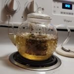 1200ml/40 oz Glass Teapot with 4 Double Wall Teacups and Removable Stainless Steel Infuser. Tea Sets for Adults. Clear Tea Kettle Stovetop Safe for Loose Leaf and Blooming Tea.Gifts for Christmas photo review