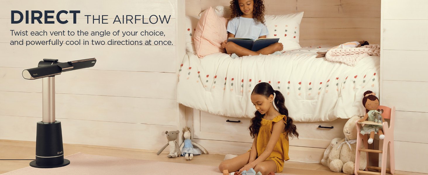 From the manufacturer TF202S Click to play video Shark TurboBlade Fan.oscillates 180°. circulates and propels air. 10 noise levels + 10 speeds. easy to clean.