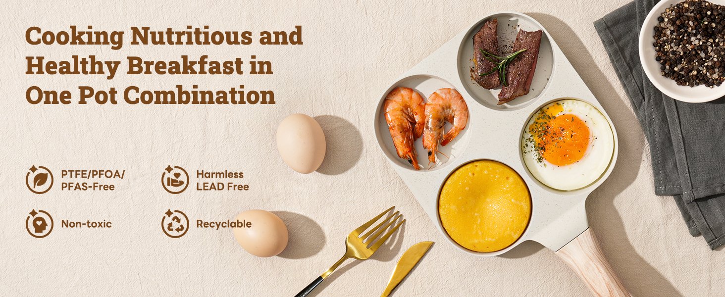 17 Pcs Pots and Pans Set Non stick .Cookware Sets White Granite Induction Cookware. Non-toxic Healthy Non Stick Kitchen Cooking Set with Frying Pans Set. Saucepans (PFAS. PFOA. PFOS Free) White