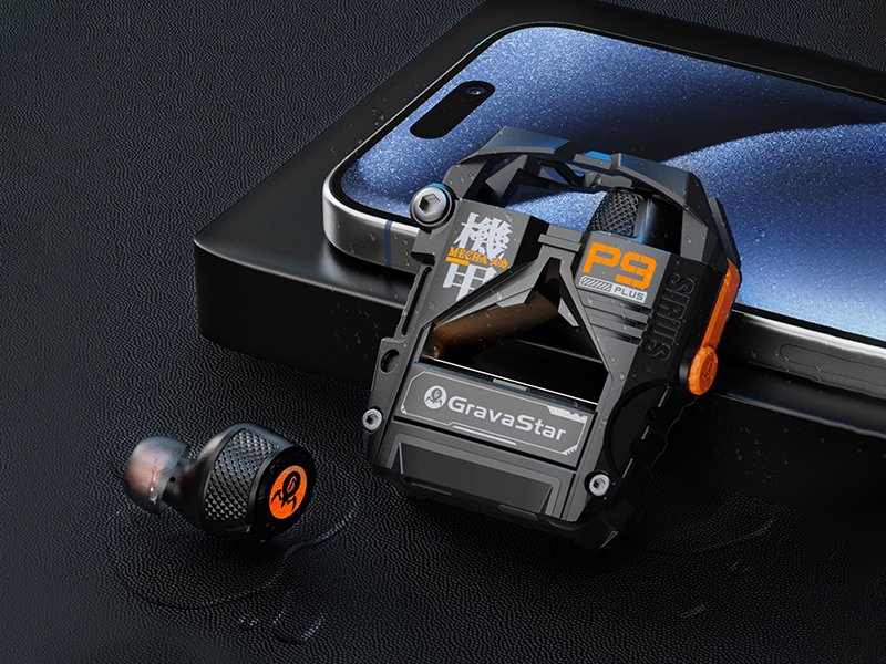 GravaStar Sirius Plus True Wireless Earbuds. Bluetooth 5.3 Active Noise Cancellation ANC Headphones. 28H Playtime. ENC Clear Call. IPX4 for Sports/Work. Customization App for iOS/Android-Yellow