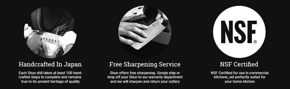 Shun VB0723 Sora Chef's Knife. 6-Inch