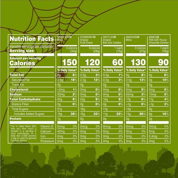 M&M's. SNICKERS & More Fun Size Halloween Candy Variety Pack. 195 Ct Bulk Bag