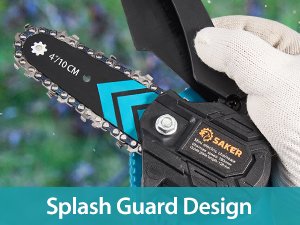 Saker Mini Chainsaw,Portable Electric Chainsaws Cordless,Small Handheld Chain Saw Pruning Shears Chain Saws for Tree Branches,Christmas Gifts for for Men Dad Husband Women,Courtyard and Garden