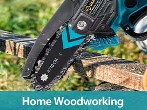 Saker Mini Chainsaw,Portable Electric Chainsaws Cordless,Small Handheld Chain Saw Pruning Shears Chain Saws for Tree Branches,Christmas Gifts for for Men Dad Husband Women,Courtyard and Garden