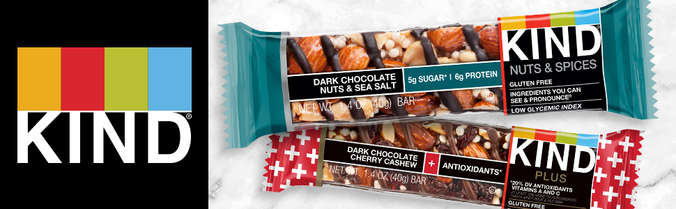 KIND Bars. Dark Chocolate Almond & Coconut. Healthy Snacks. Gluten Free. 24 Count