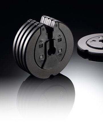 BYZOOM FITNESS Adjustable Dumbbell – 12.5/25lb Single Unit OR Set of 2 – 5-in-1 Adjustable Weight for Home Gym. Strength Training & Fitness Workouts. White OR Black