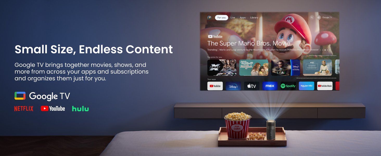 Nebula Capsule Air (Black) With Nebula Capsule Battery Tripod (Black)