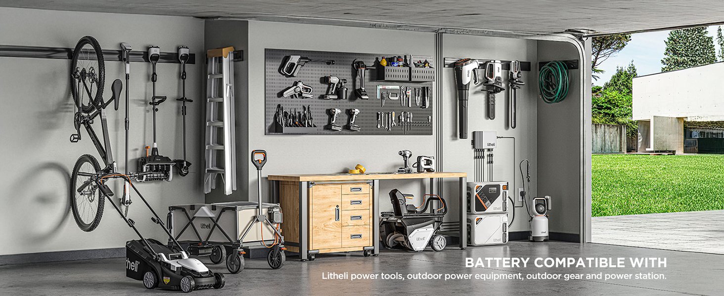 LiTHELi Frozen Pack 12V Car Refrigerator & Portable Electric Cooler. 20L/21QT with 2 U20 Batteries. -4~68℉ Travel Fridge Freezer for Camping.