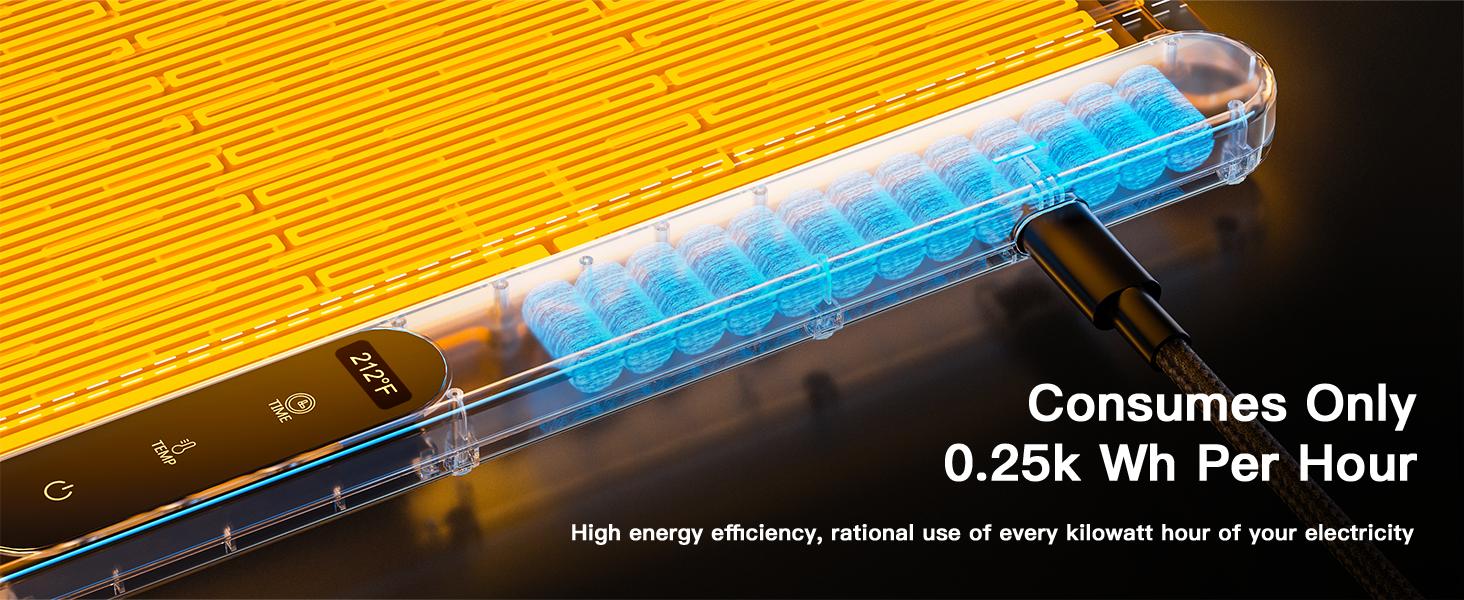 Food Warming Mat. Upgraded Graphene Full Surface Heating Foldable Heater Food Pad. Compact Silicone Materials. 6 Heat Settings. Multifunctional Food Warmers for Parties Buffet. Daily Life Use (2)