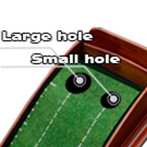 GimYaa Golf Putting mat Green Indoor and Outdoor with Auto Ball Return.Game Practice Golf Gifts for Home. Office. Backyard Indoor Golf and Outdoor Use. Crystal Velvet Mat