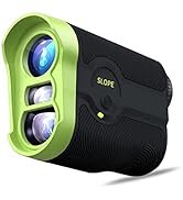 REVASRI Golf Rangefinder with Slope and Pin Lock Vibration. External Slope Switch for Golf Tournament Legal. Rangefinders with Rechargeable Battery 600/1000YDS Laser Range Finder