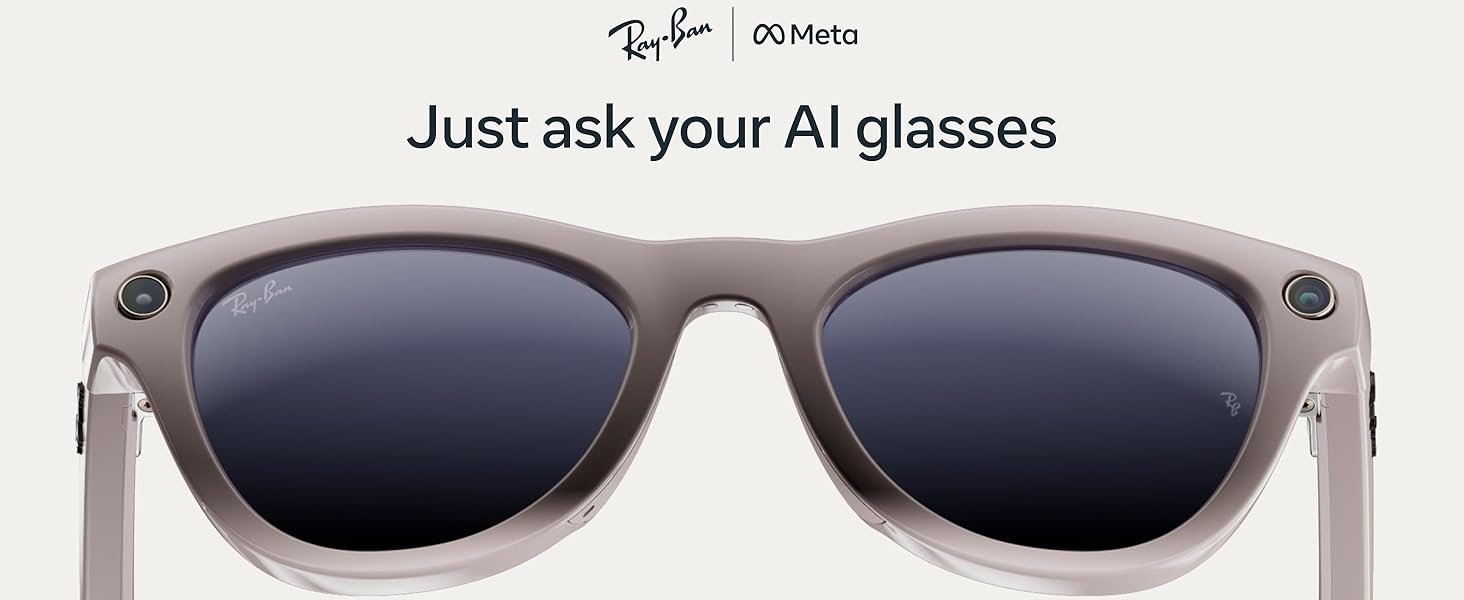 Ray-Ban Meta (Gen 1). Wayfarer. Matte Black | Smart AI Glasses for Men. Women — 12 MP Camera. Open-Ear Speakers. Video Recording. Bluetooth — Polarized Gradient Graphite Lenses — Wearable Technology