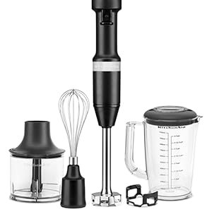 KitchenAid Variable Speed Corded Hand Blender with Accessories. Empire Red. KHBV83ER