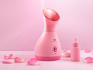 Facial Steamer Spa Kit with Complimentary 17 Skin Care Tools | Face Steamer for Facial Deep Cleaning with Towel Warmer & Humidifier Mode| Self Care Gifts for Women, Spa Gifts, Birthday Gifts for Women