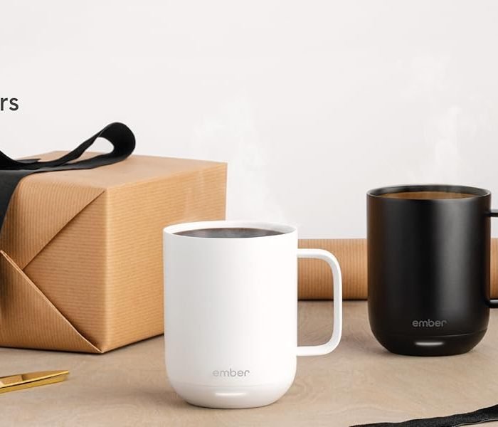 Ember Temperature Control Smart Mug 2. 14 Oz. App-Controlled Heated Coffee Mug with 80 Min Battery Life and Improved Design. Black