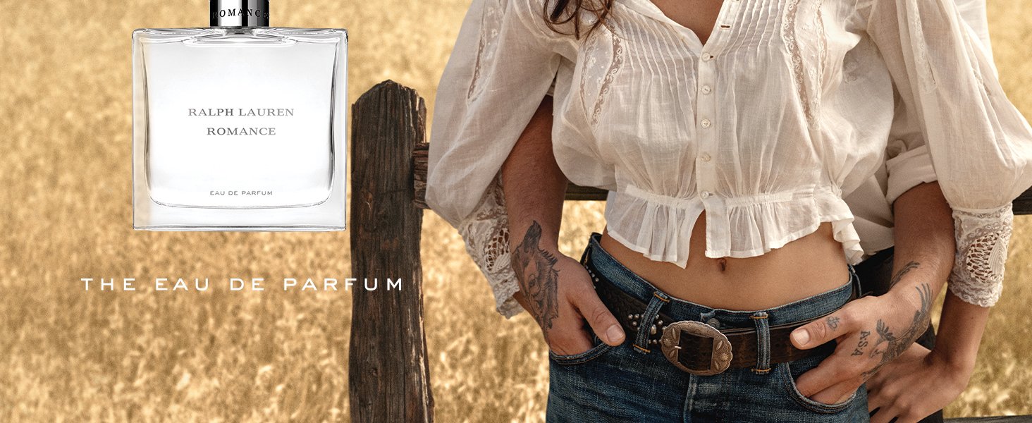 RALPH LAUREN FRAGRANCES - Romance - Eau de Parfum - Women's Perfume - Floral & Woody - With Rose, Jasmine, and Berries - Medium Intensity