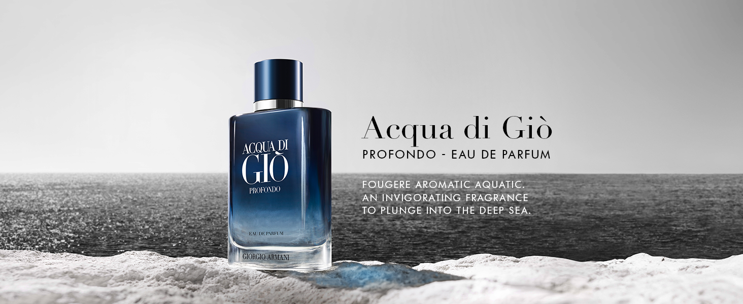 Armani Beauty - Acqua di Giò - Parfum - Cologne for Men - Fresh & Woody Men's Fragrance - Bergamot. Ginger. Marine. Geranium. Rosemary. Clary Sage. Patchouli. Incense Notes
